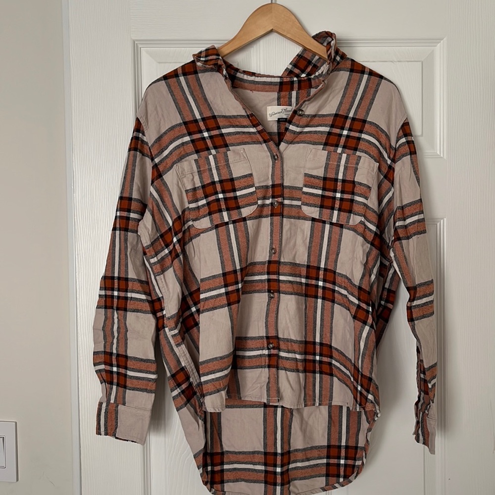 Universal Threads Orange Flannel